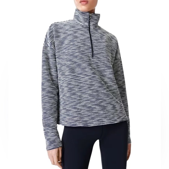 Sweaty Betty Rest Up Half Zip Pullover Size 8 - Picture 1 of 15